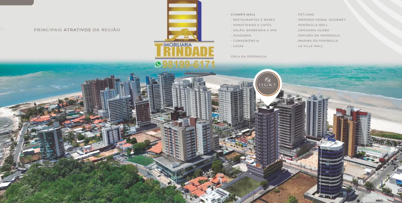 EXCLUSIVO Apartamento na PENÍNSULA, LANÇAMENTO. LEGACY