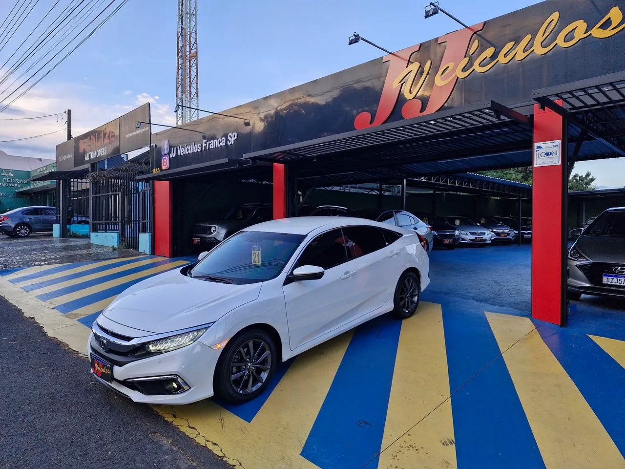 CIVIC EXL 2.0 CVT 2021.21 BRANCO COM 38 MIL KM - Foto 3
