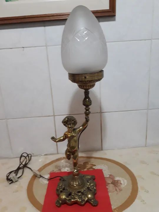 Luminária de Mesa bronze  Anjo Bronze - Foto 3