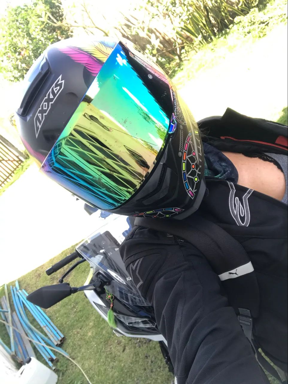 Jaqueta Feminina Alpinestars Stella Impermeável P com Forro Removível - Foto 3