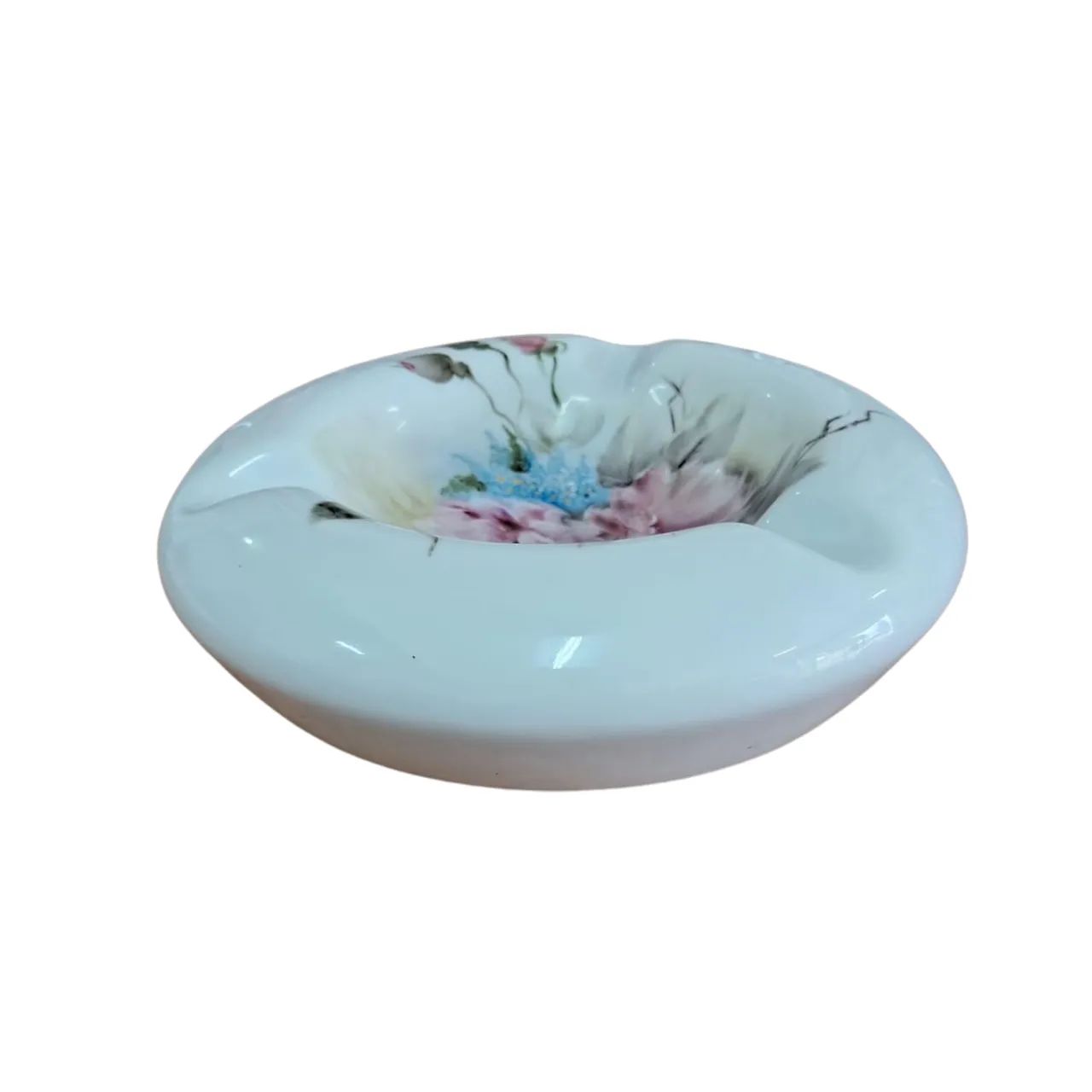 Cinzeiro em porcelana pintado a mão  - Foto 2