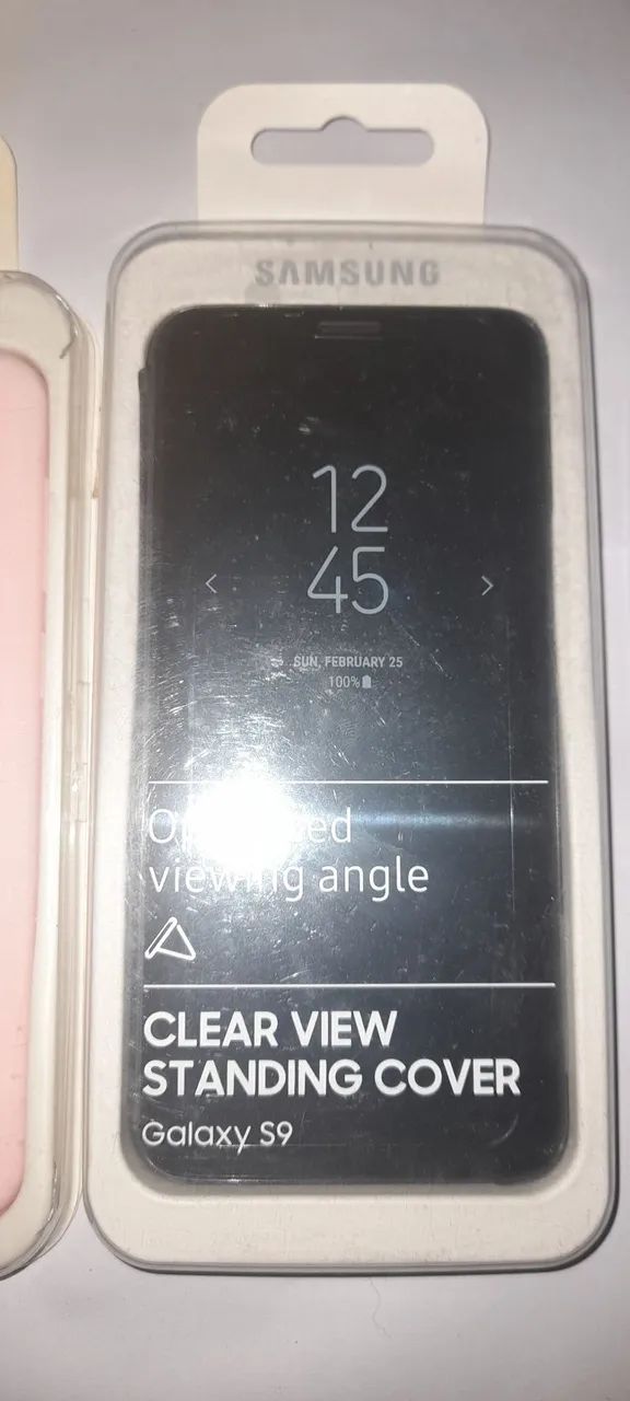 Capa clear view galaxy s9 normal g960 e + 1 capa rosa - Foto 2