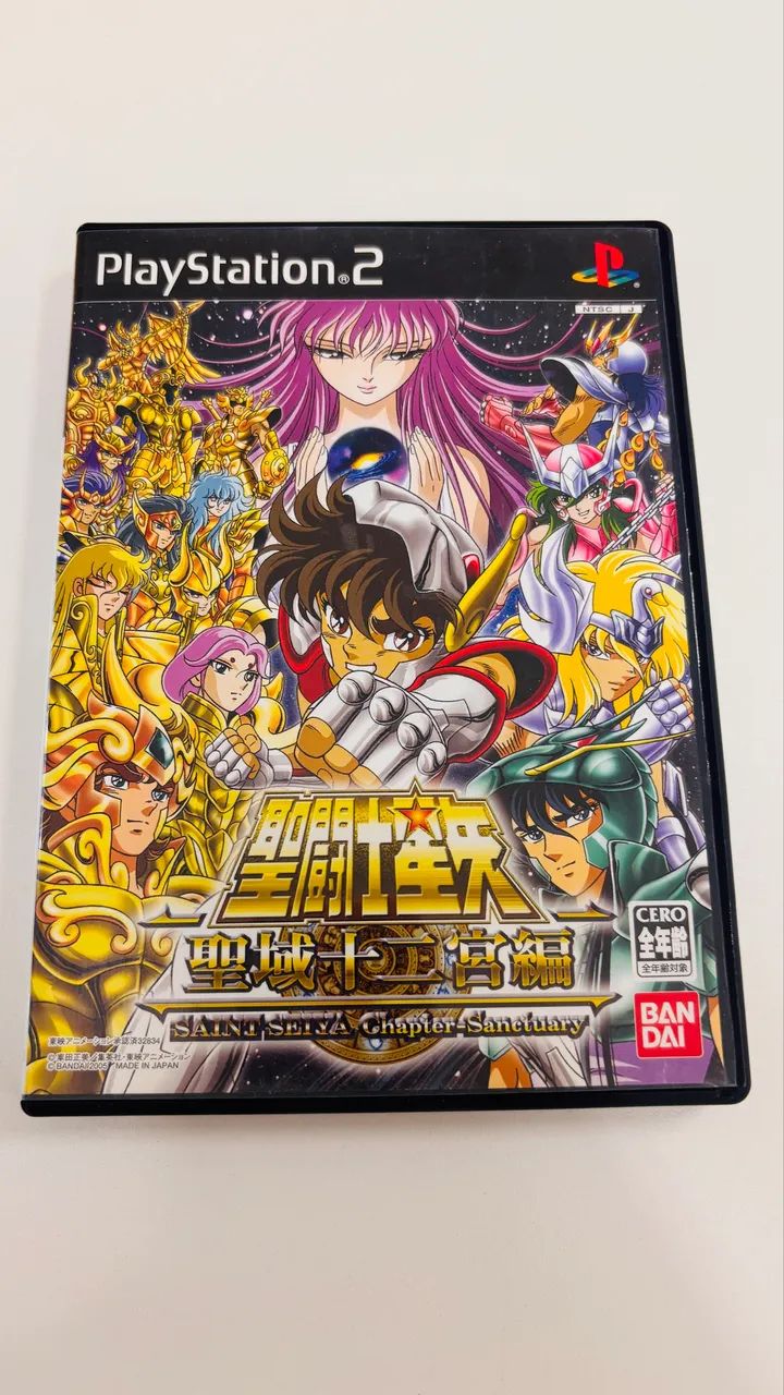 Jogo Japonês PS2: Os Cavaleiros do Zodíaco - Chapter Sanctuary