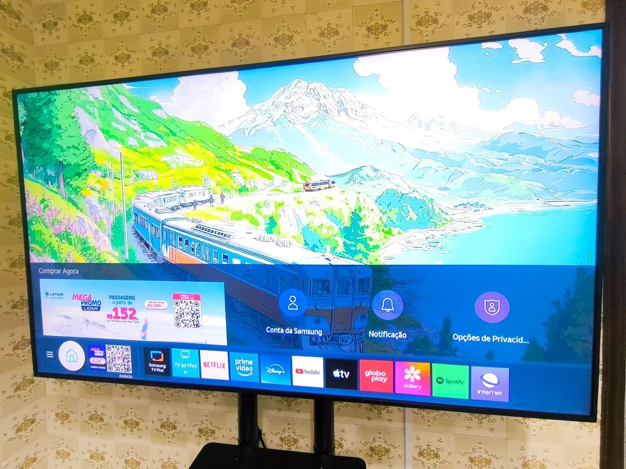 Televisão Smart Samsung 55 Polegadas Tizen