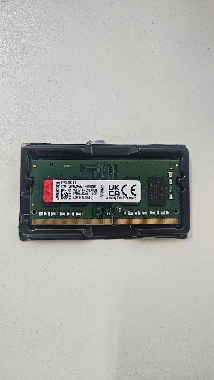 Memória RAM notebook 4GB DDR4 2666Mhz