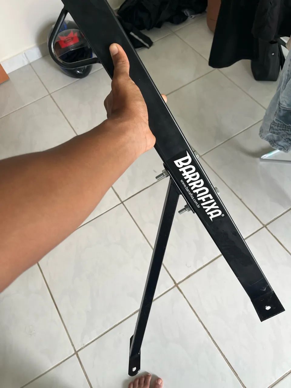 Barra Fixa Para saco de Pancada 