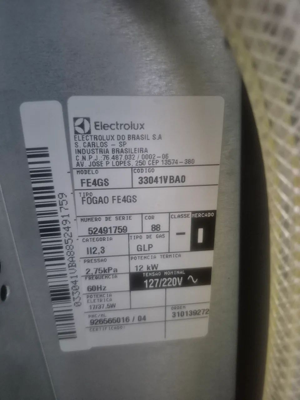 Fogão 4 bocas Electrolux  - Foto 5