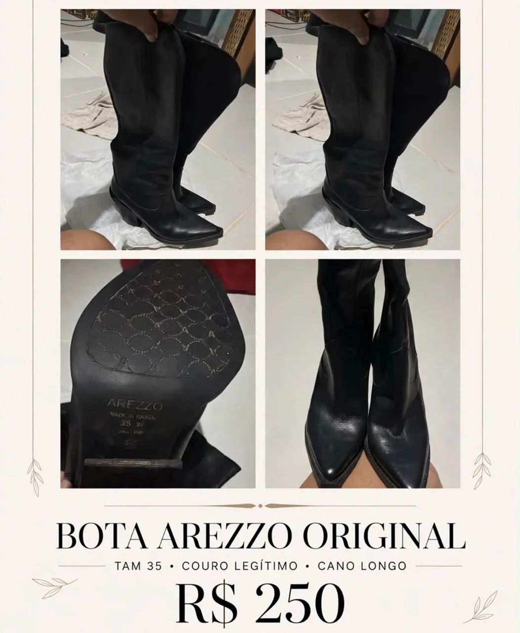 Bota Arezzo 