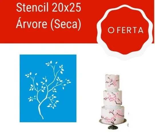STENCIL PARA DECORAÇÃO DE VÁRIOS MODELOS - Foto 4