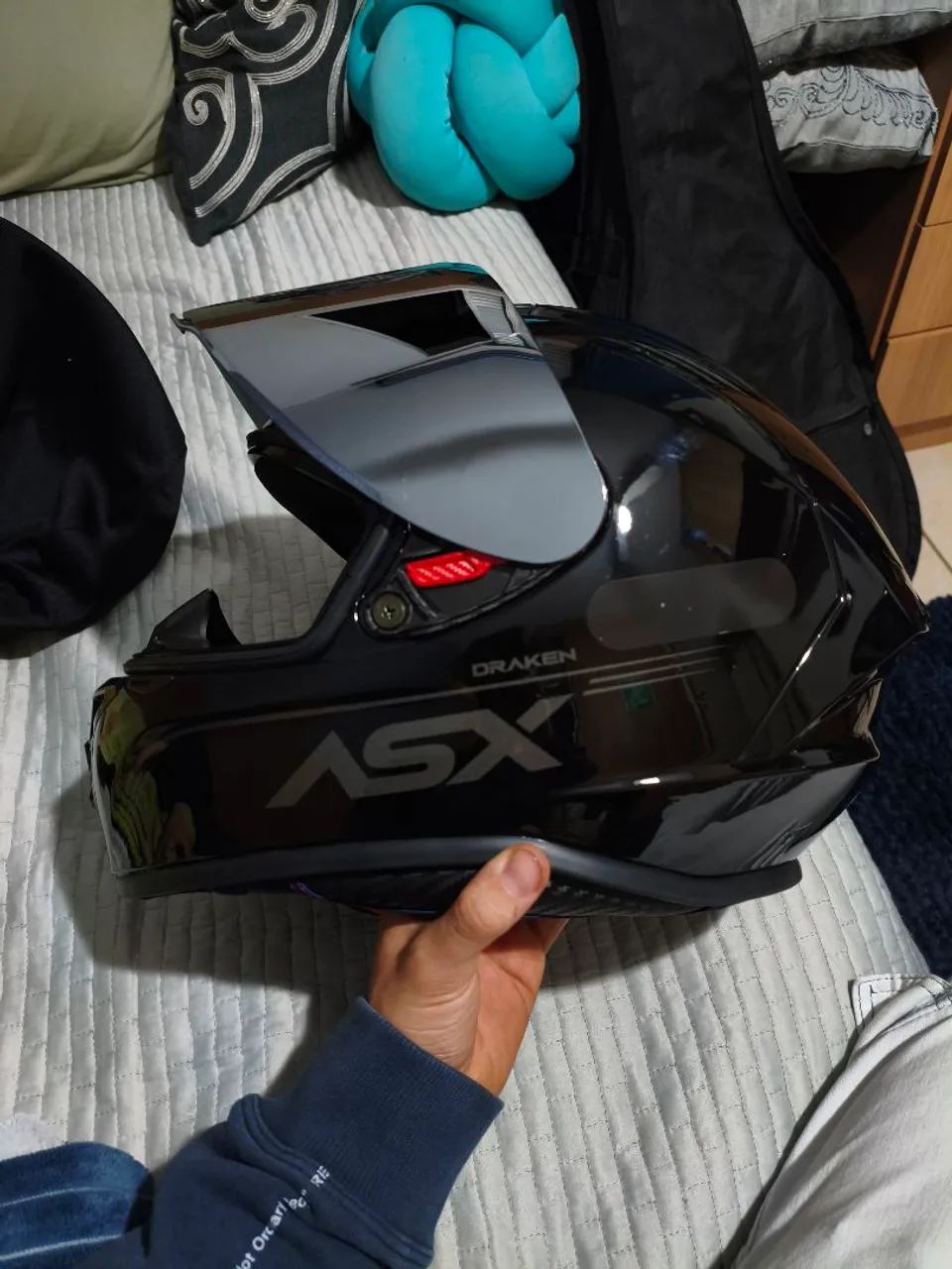 Capacete asx draken - Foto 3
