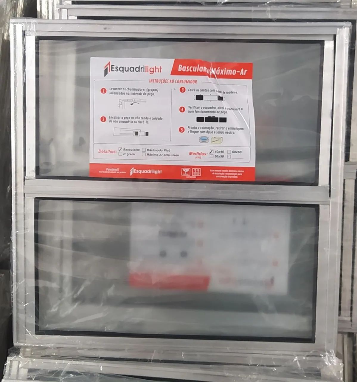 Vitro Basculante alumínio a partir de R$ 65,00 - Foto 4