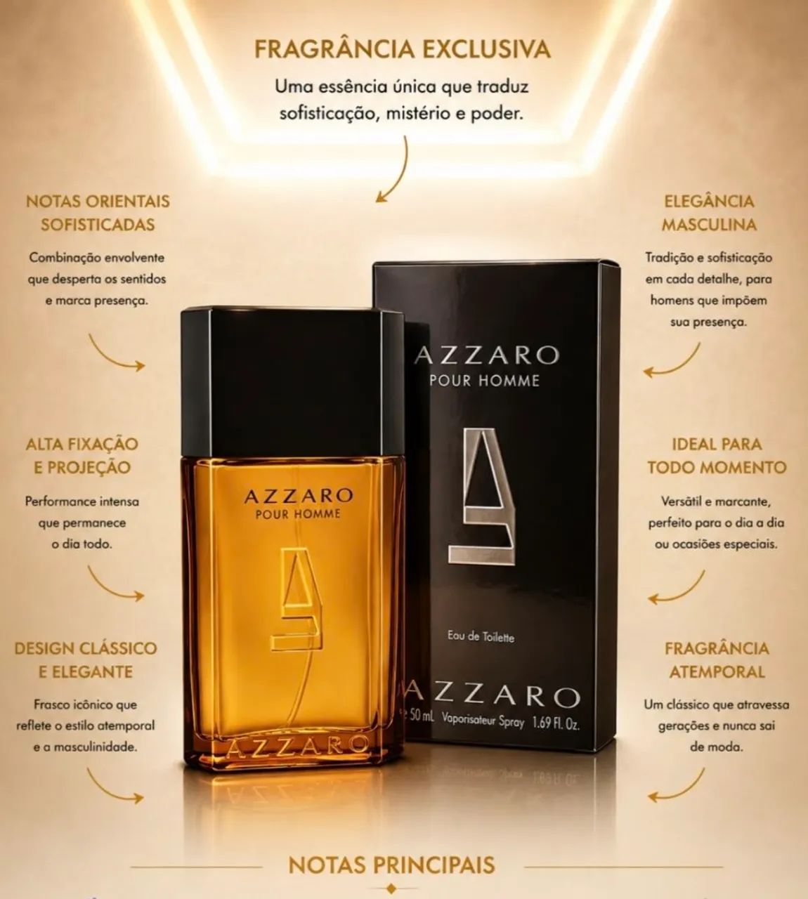 Perfume Azzaro pour homme 200 ml