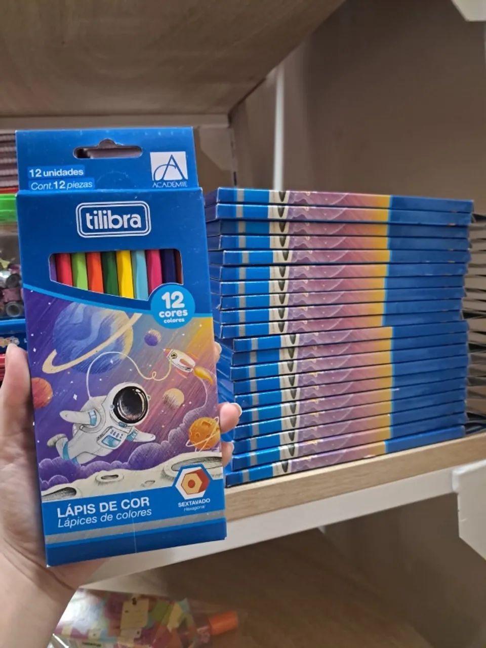 21 caixas Lápis de cor Tilibra