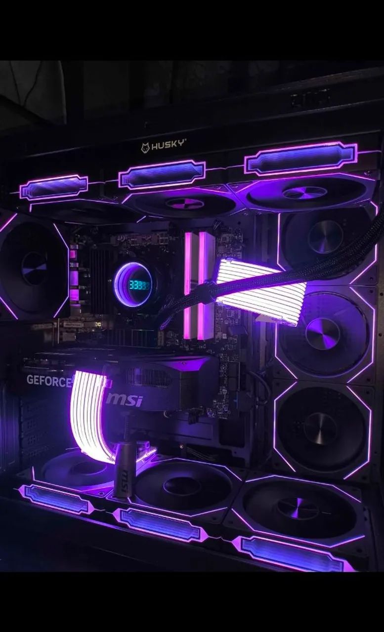 KIT 6x Fans Prism 4RS PRO Preto RGB - Performance + Setup Gamer Top ? - Foto 3