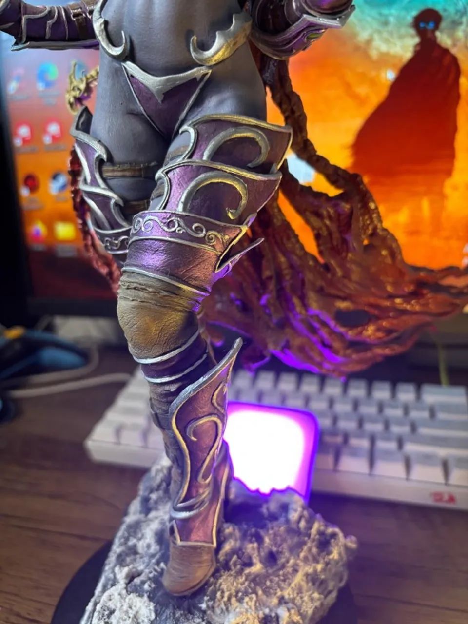 SYLVANAS WINDRUNNER - ESTATUETA EM RESINA - Foto 5