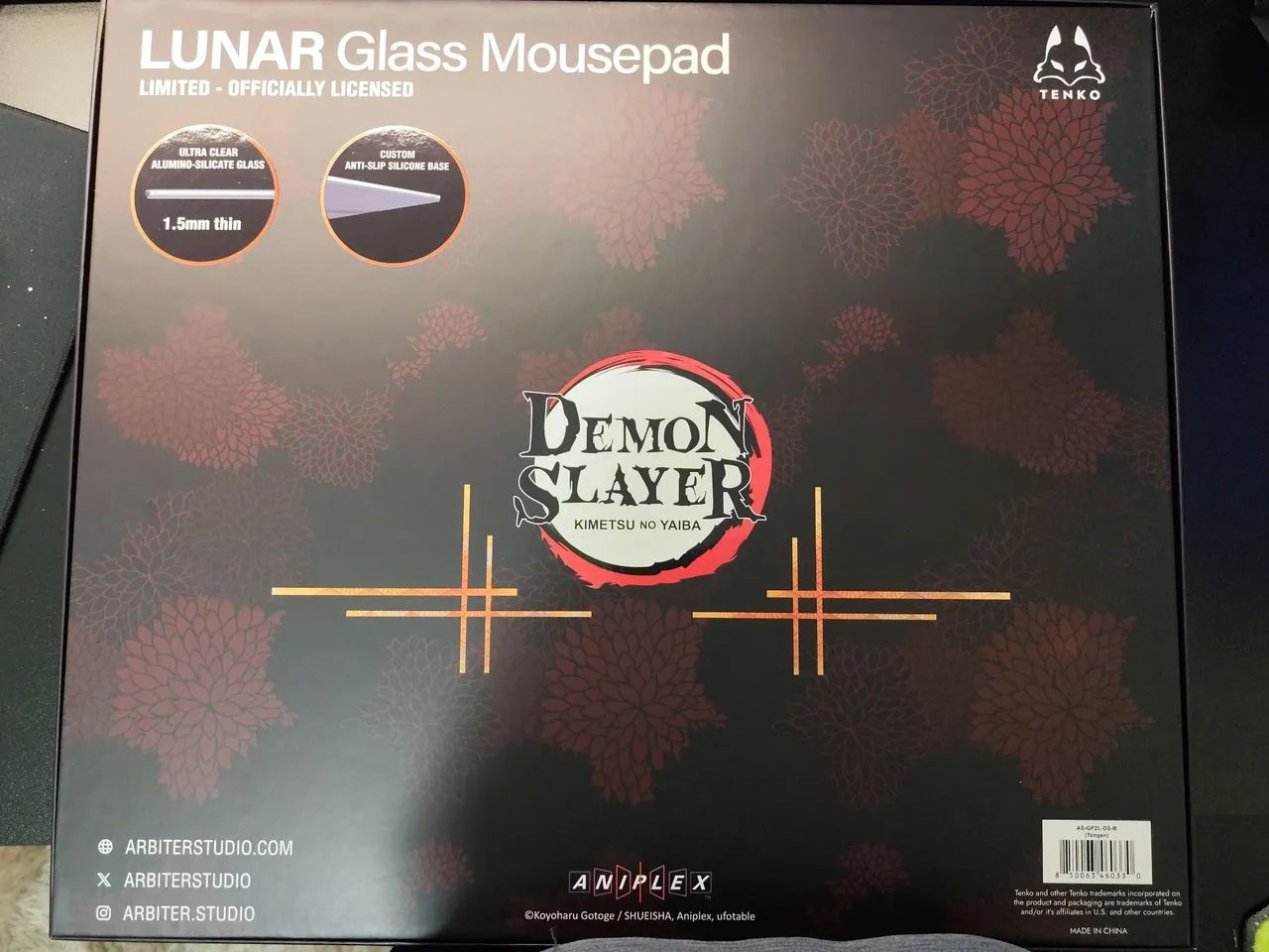 Mousepad de Vidro Demon Slayer - Foto 4