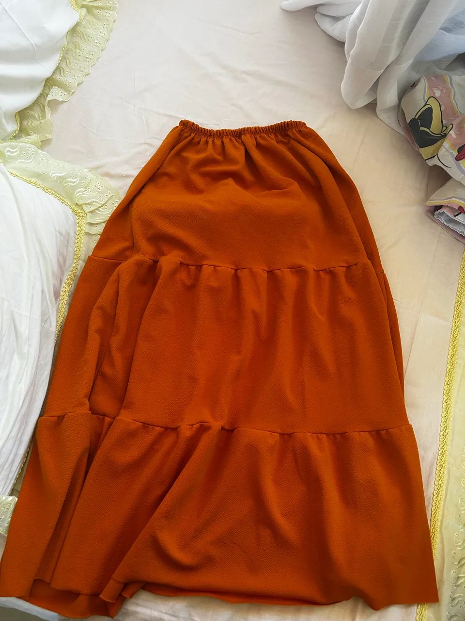 Conjunto saia e cropped mostarda  - Foto 2