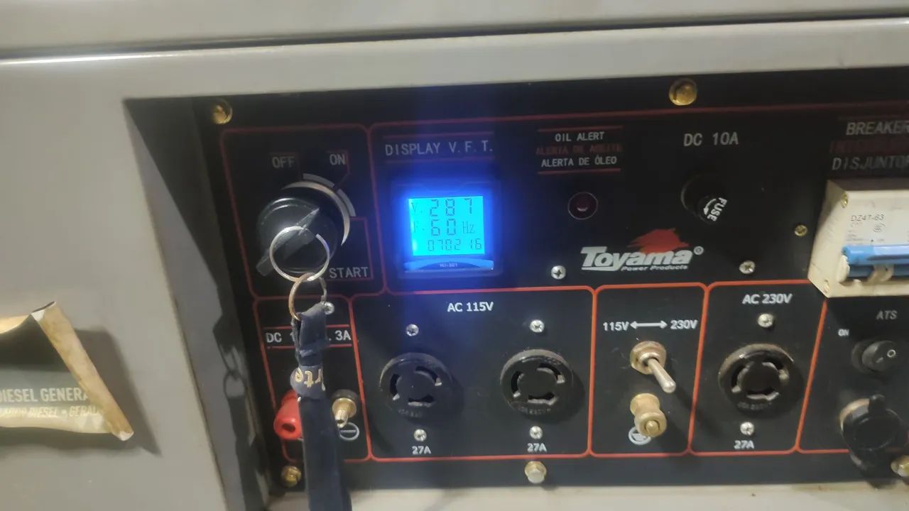 Gerador Toyama TDG EXP 7000 A DISEL 6 KVA FUNCIONANDO    4850 Reais , MEU ZAP * - Foto 4