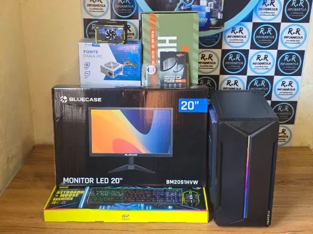 PC Intel Core i5, Monitor 20", Tec e Mouse - Foto 2