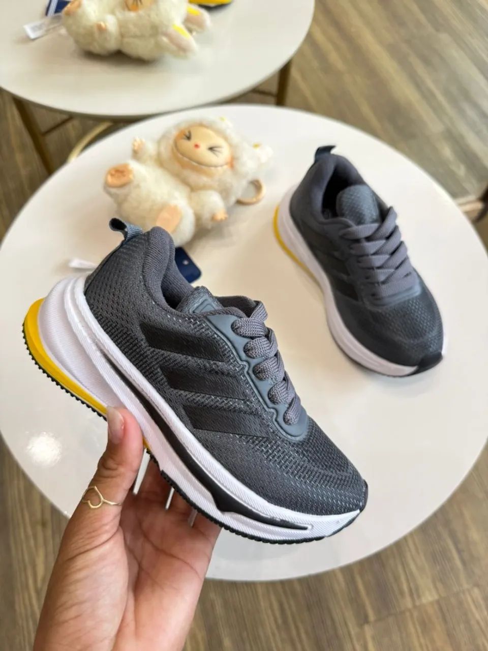 Tênis Adidas Supernova Infantil Cinza/Laranja Premium - Disponível 28 ao 33 (Menino) - Foto 3