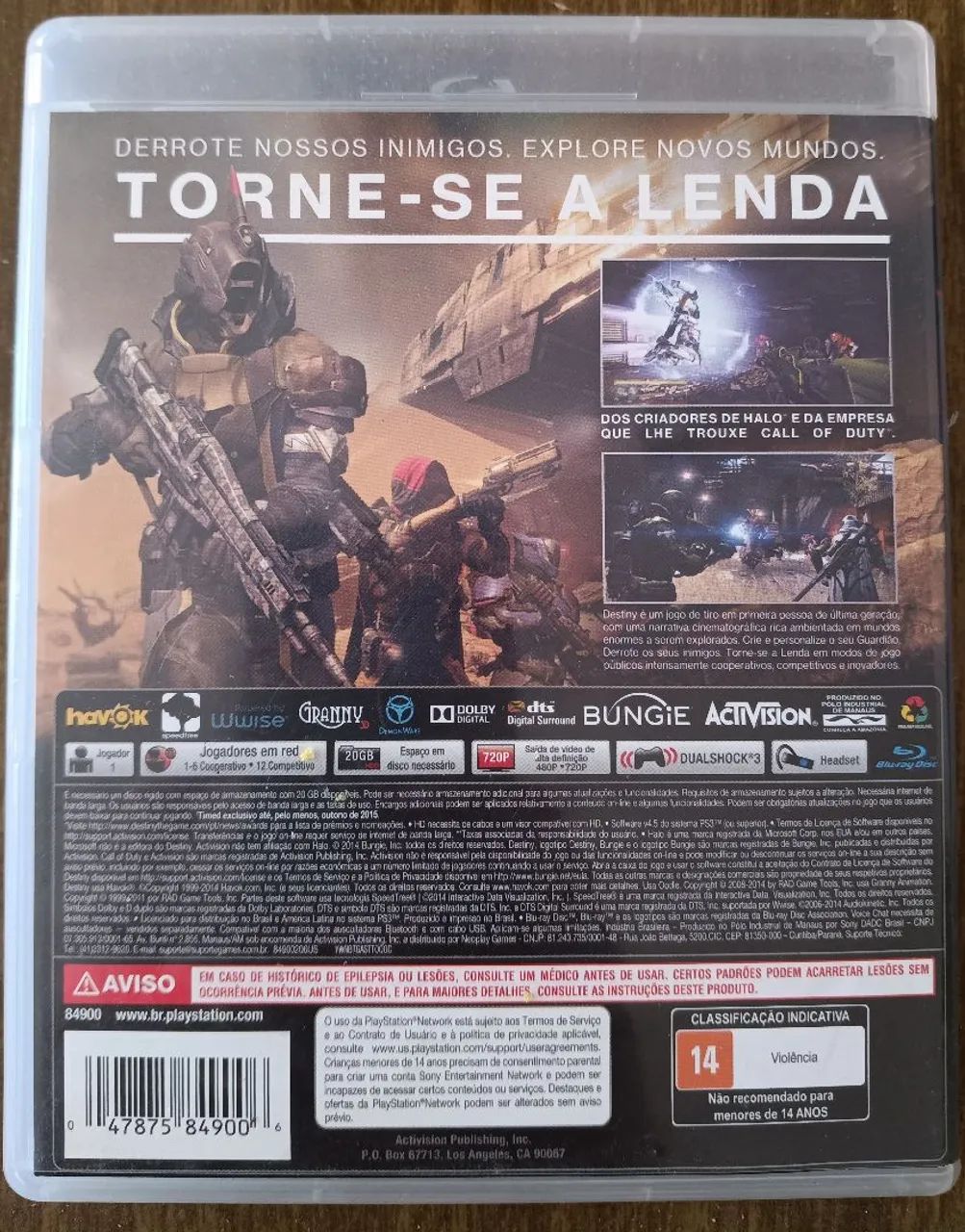 Destiny - PS3 - Jogos de Vídeo Game - Centro, Juiz de Fora
