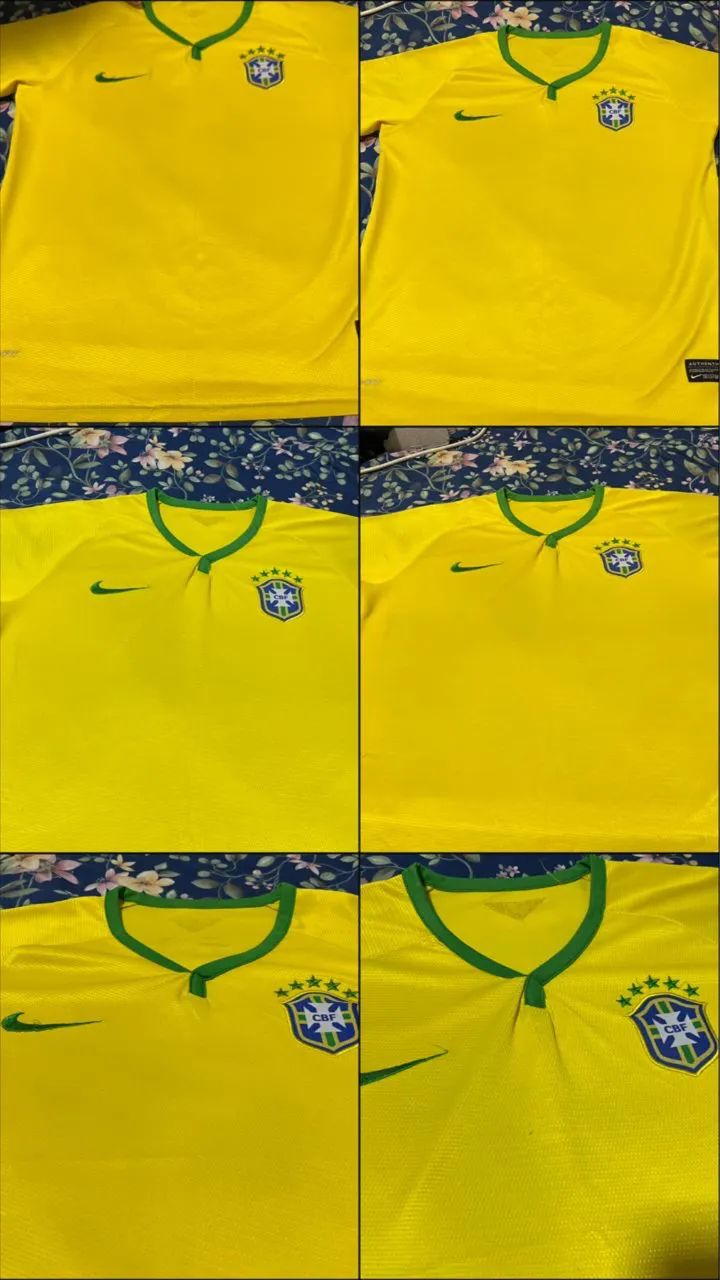 Camisas Nike Seleção Brasileira / Amarelas Clássicas (Dri-Fit) - Foto 4
