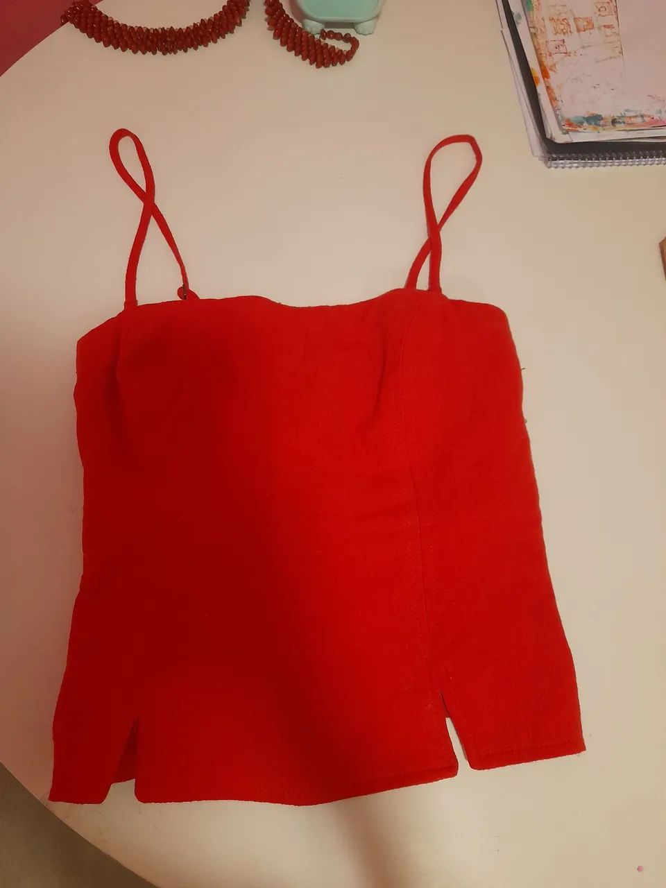 Camiseta cropped com babado GARAGE - Foto 3