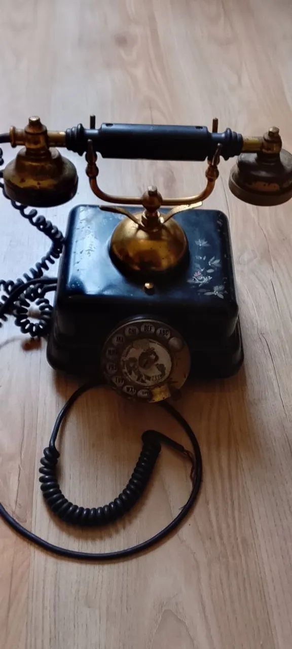 Telefone antigo com disco - Foto 4