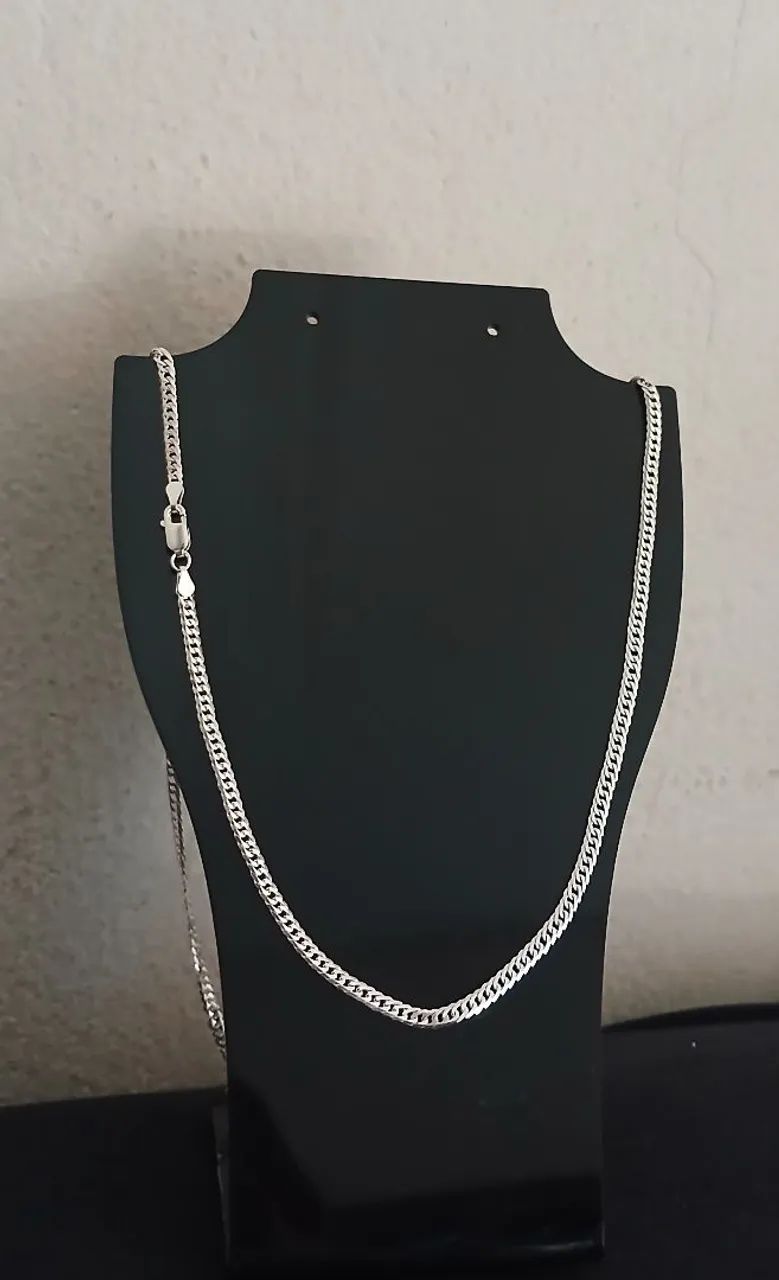 Corrente Masculina de Prata  - Foto 2