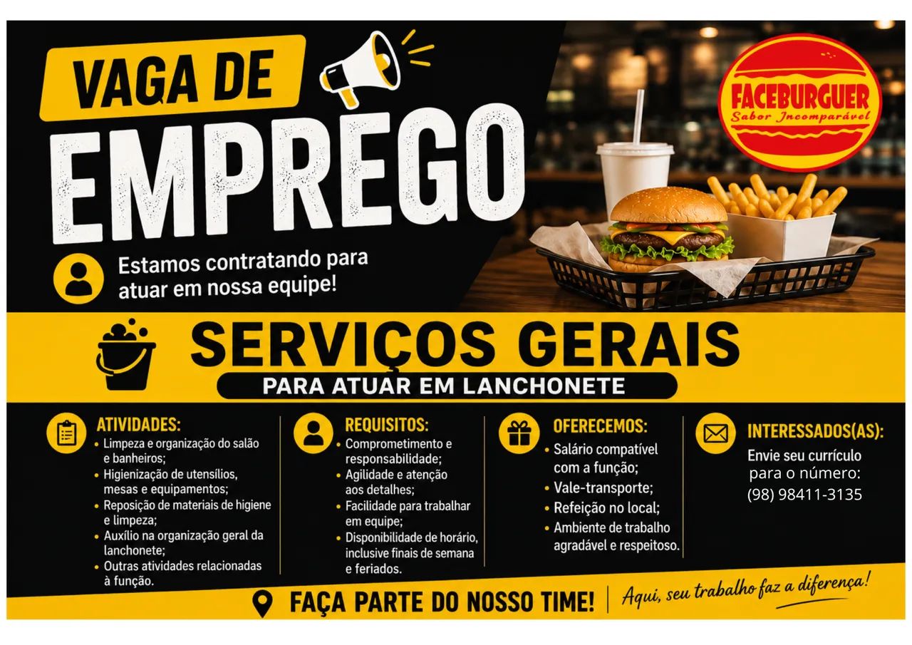 Vaga serviço gerais  - Foto 2
