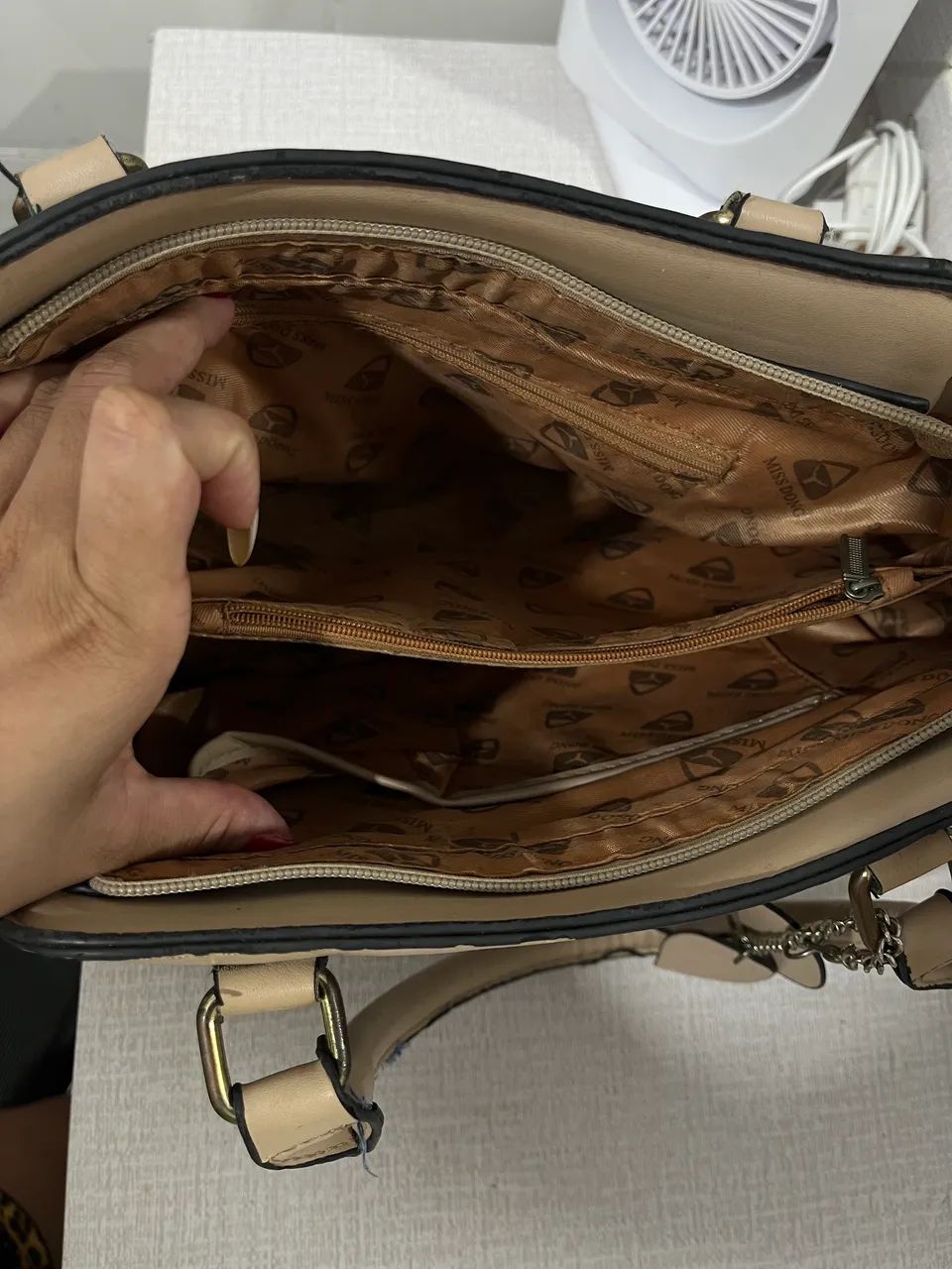 Bolsa bege  - Foto 2