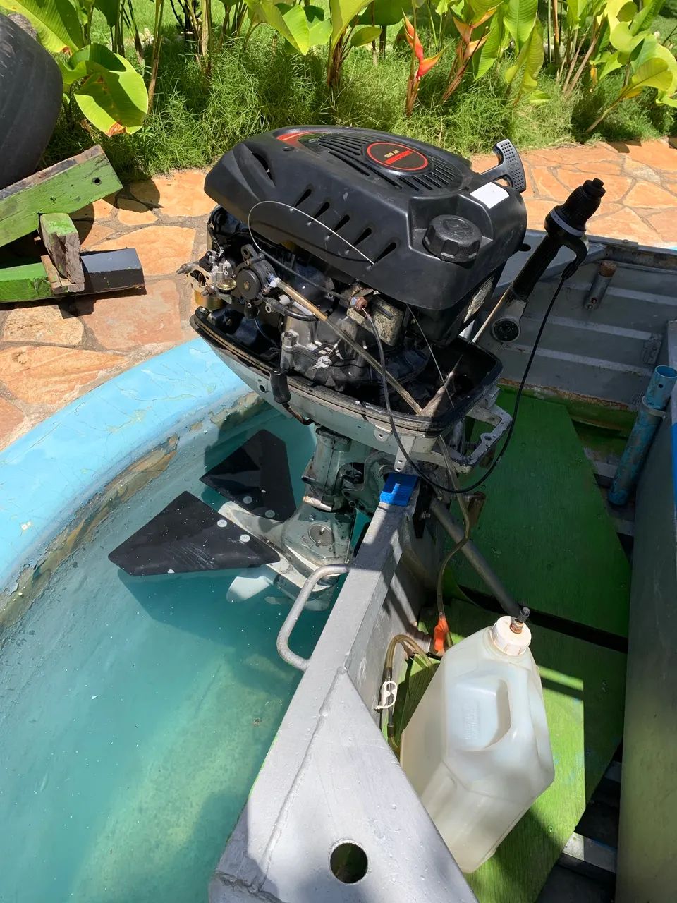 Motor de barco/caiaque/canoa - Foto 2
