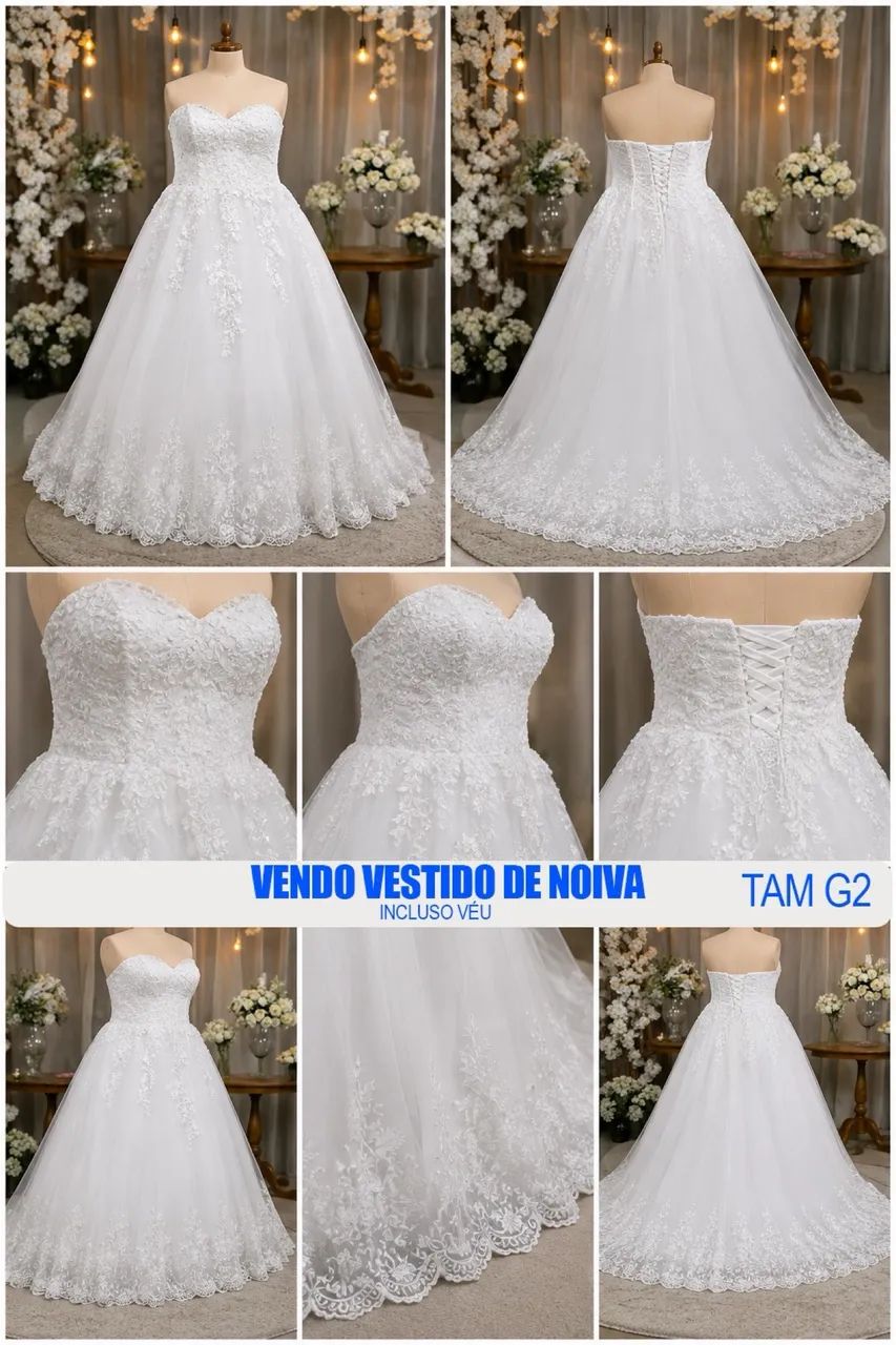 Vestido de Noiva à Venda 