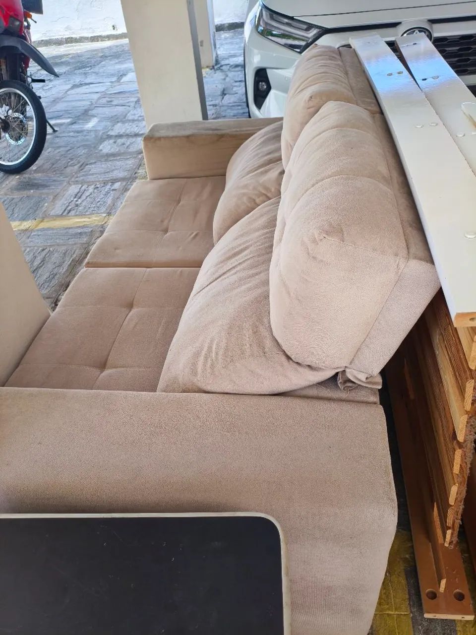 Sofá cama e rack - Foto 3