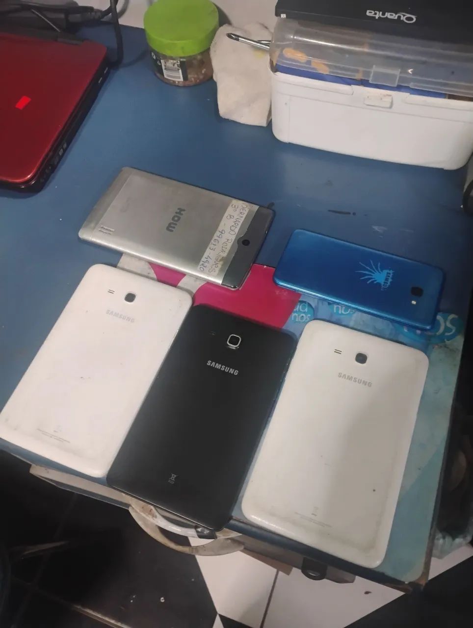 4 tablets e em celular.. quebrados - Foto 3