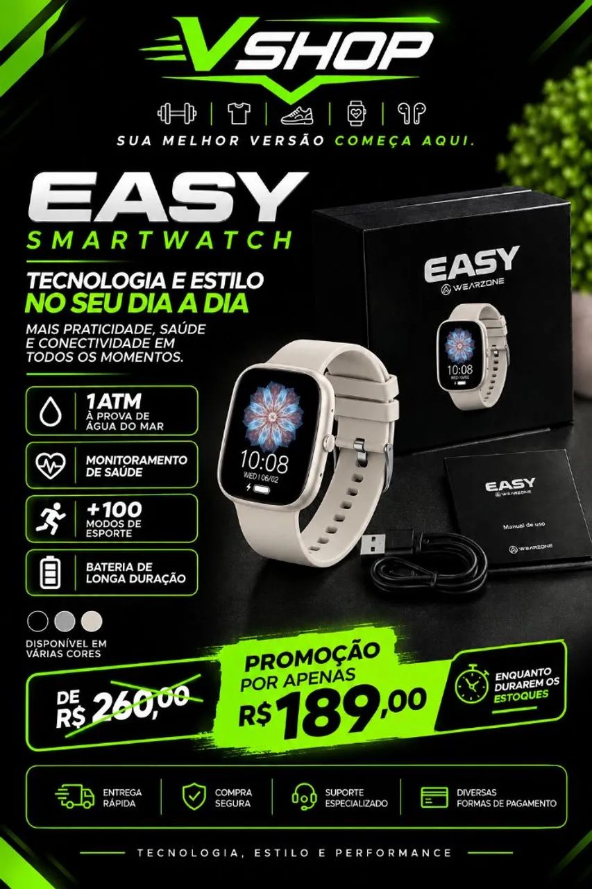Smartwatch Easy Wearzone