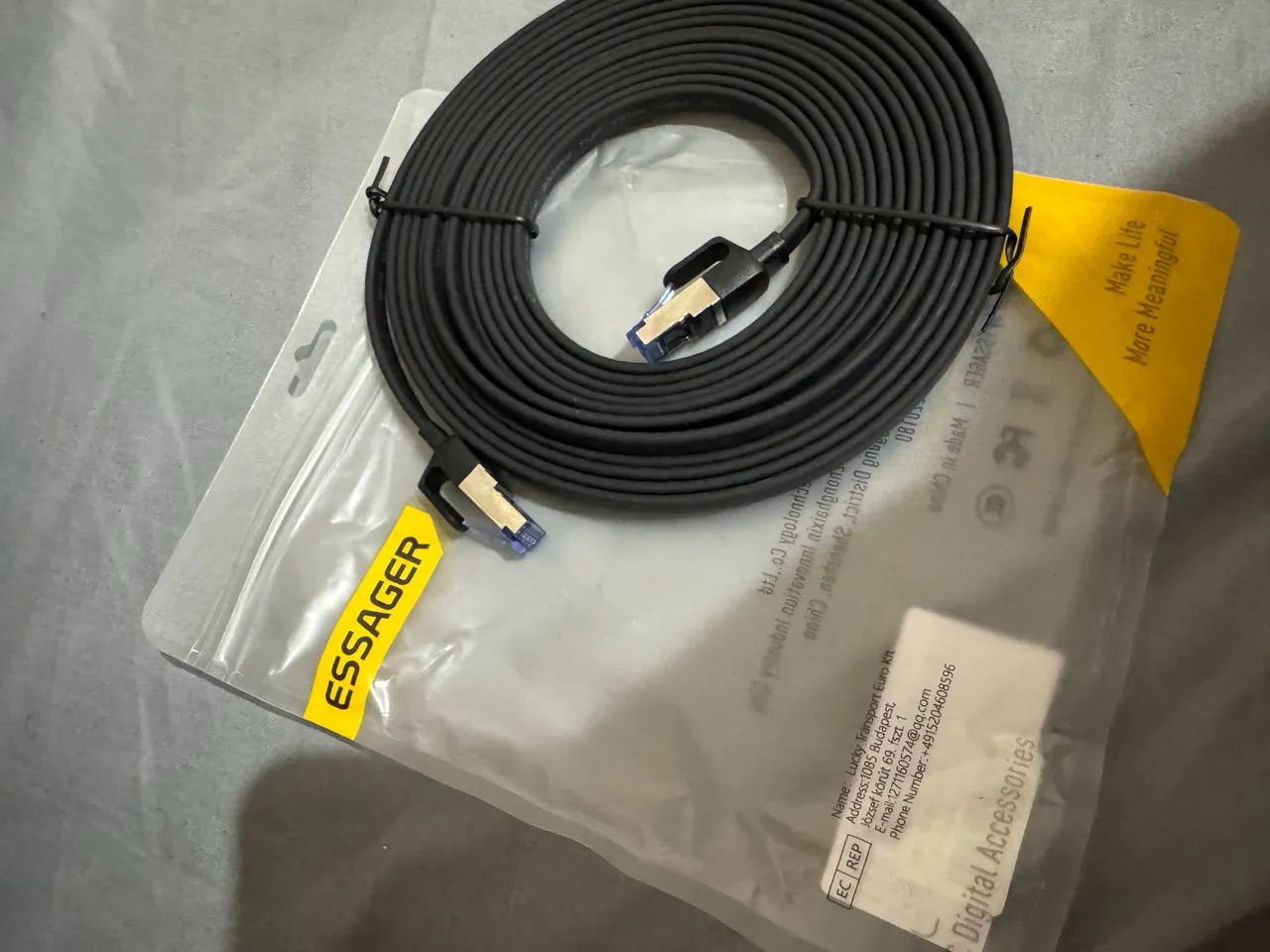 Cabo de internet CAT 8 5 Metros