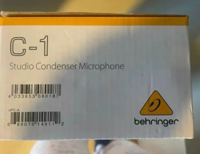 Microfone Condenser Behinger C-1 Studio Condenser com estojo - Foto 3
