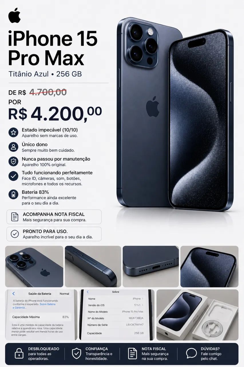 iPhone 15 Pro Max 256 GB