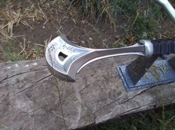 senhor dos anéis espada quebrada narzil (IMPRESSÃO 3D PLÁSTICO ABS SEM CORTE) - Foto 3