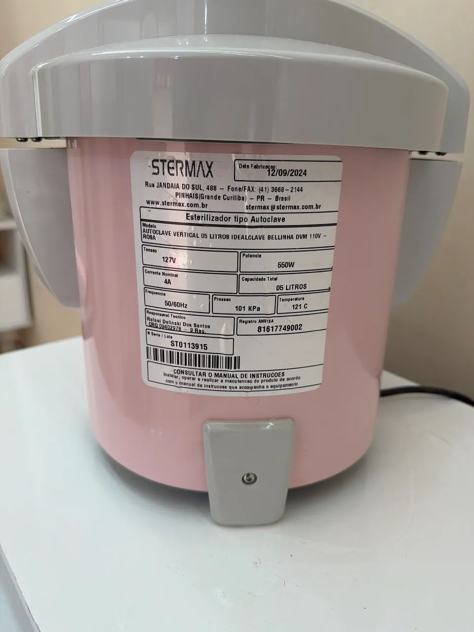 Autoclave 05 litros idealclave  - Foto 4