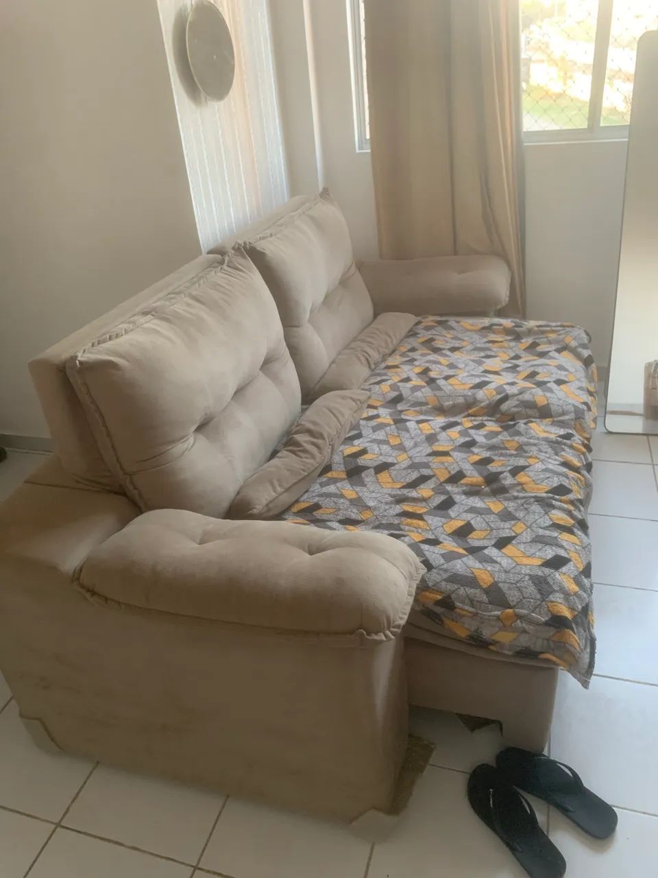 Sofá retrátil 3 lugares  - Foto 3