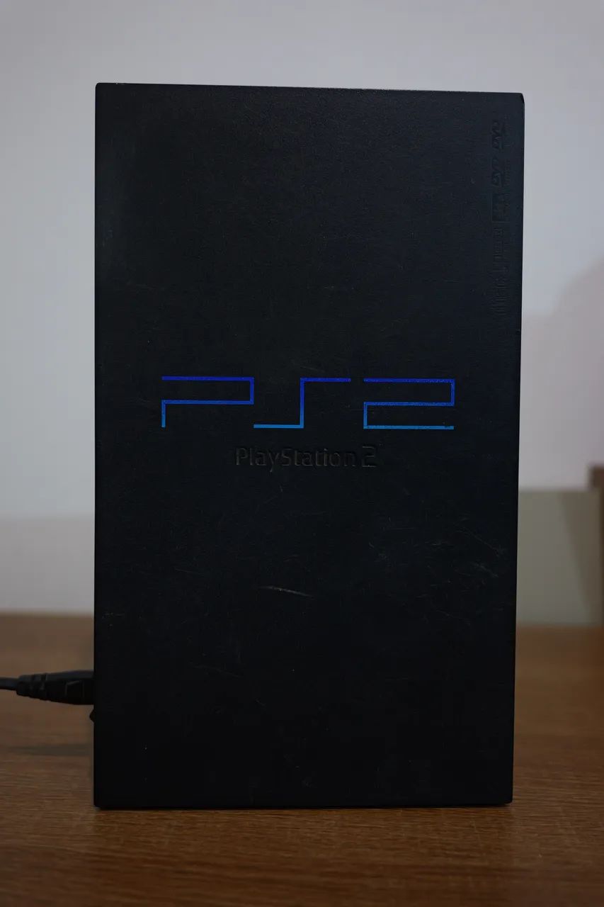 PS2 Fat SCPH-50001 + PS2 to HDMI e Cabo AV Original da Sony | Leitor 100%