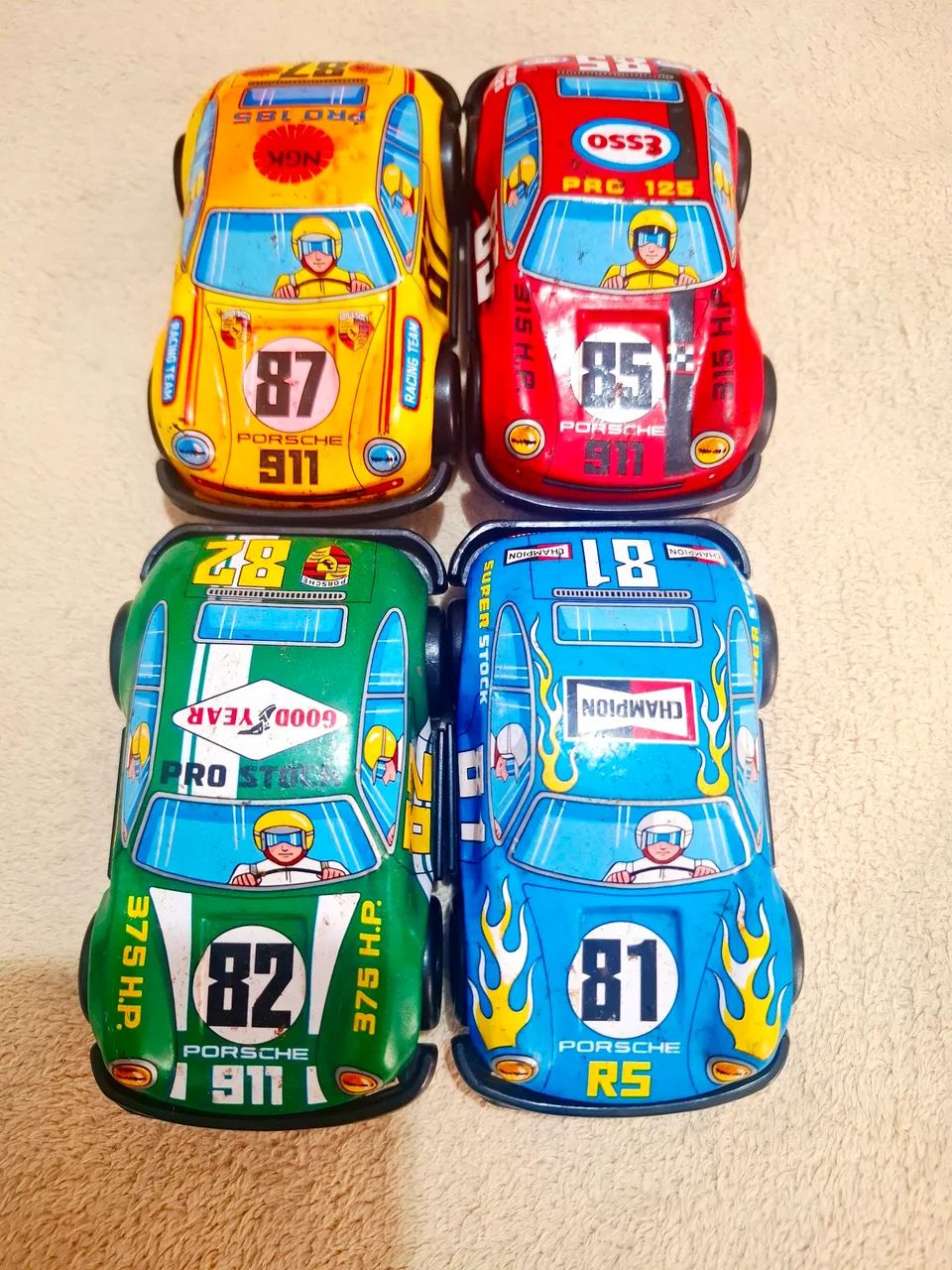 Miniatura Porsche de Lata Japonês  - Foto 2