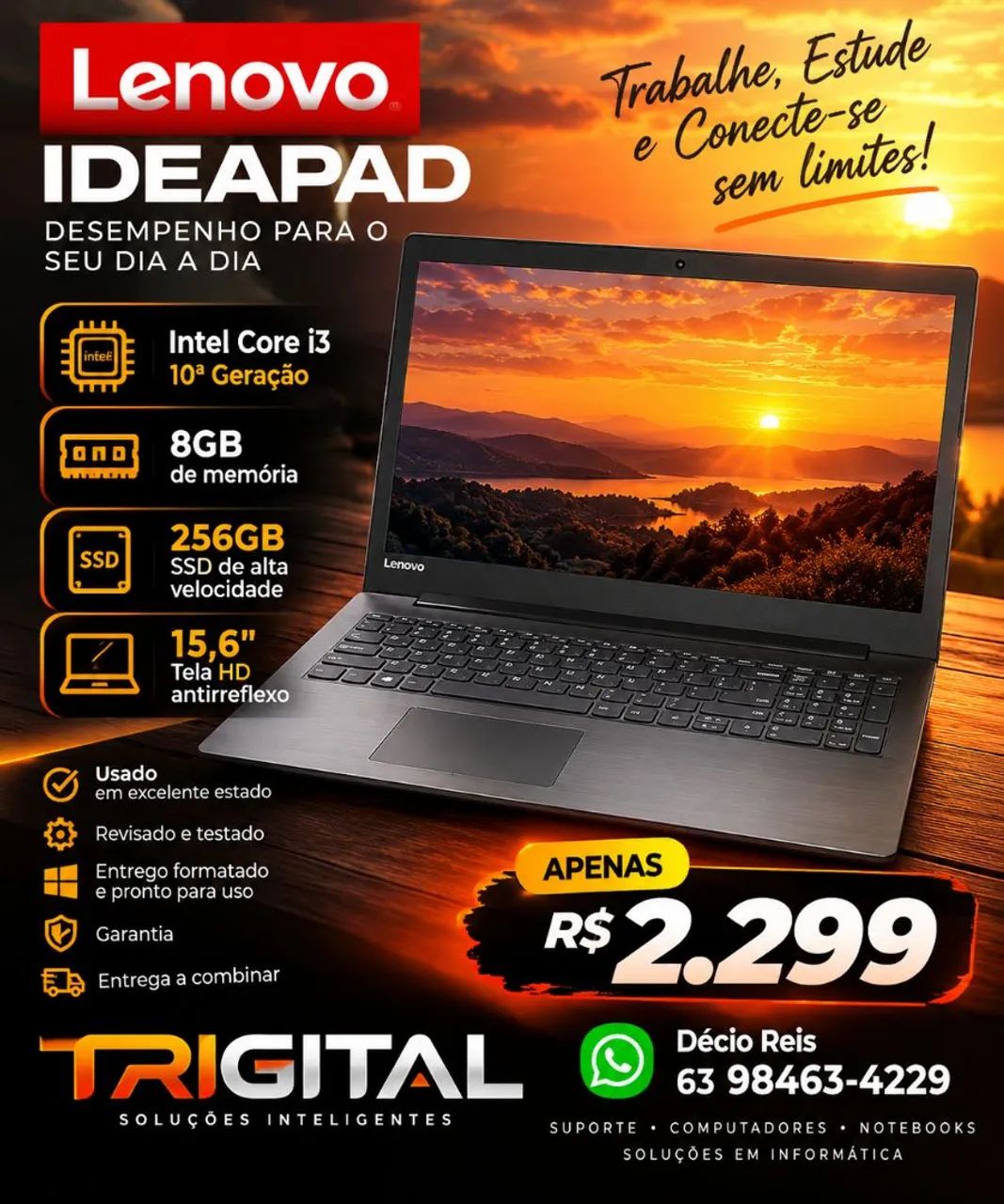 Notebook Core i3 