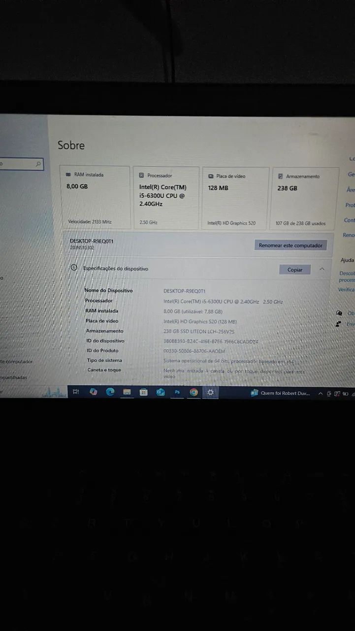 Notebook Lenovo Thinkpad T470 - Foto 4