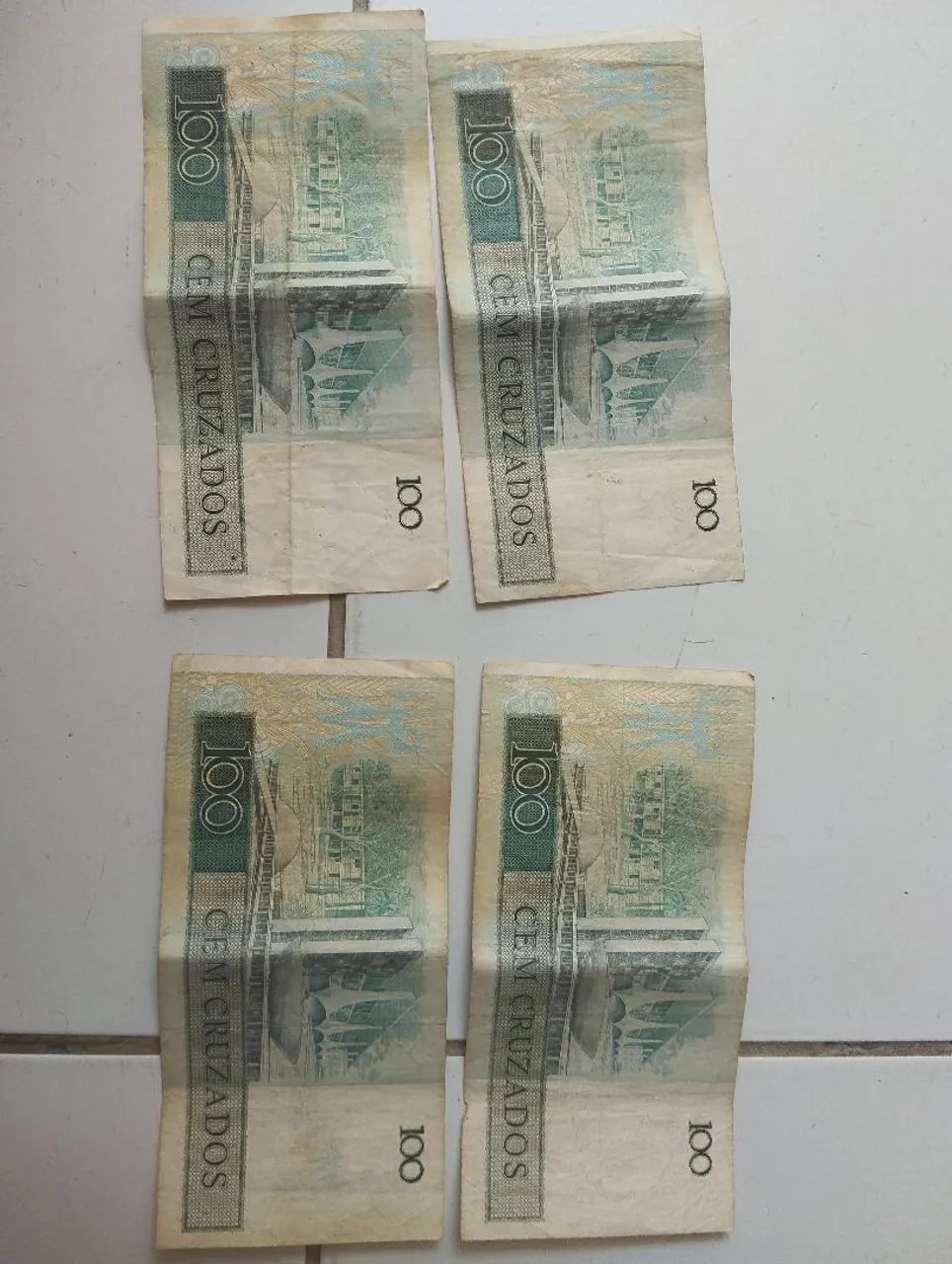 Cédula antiga 100 cruzado - Foto 2