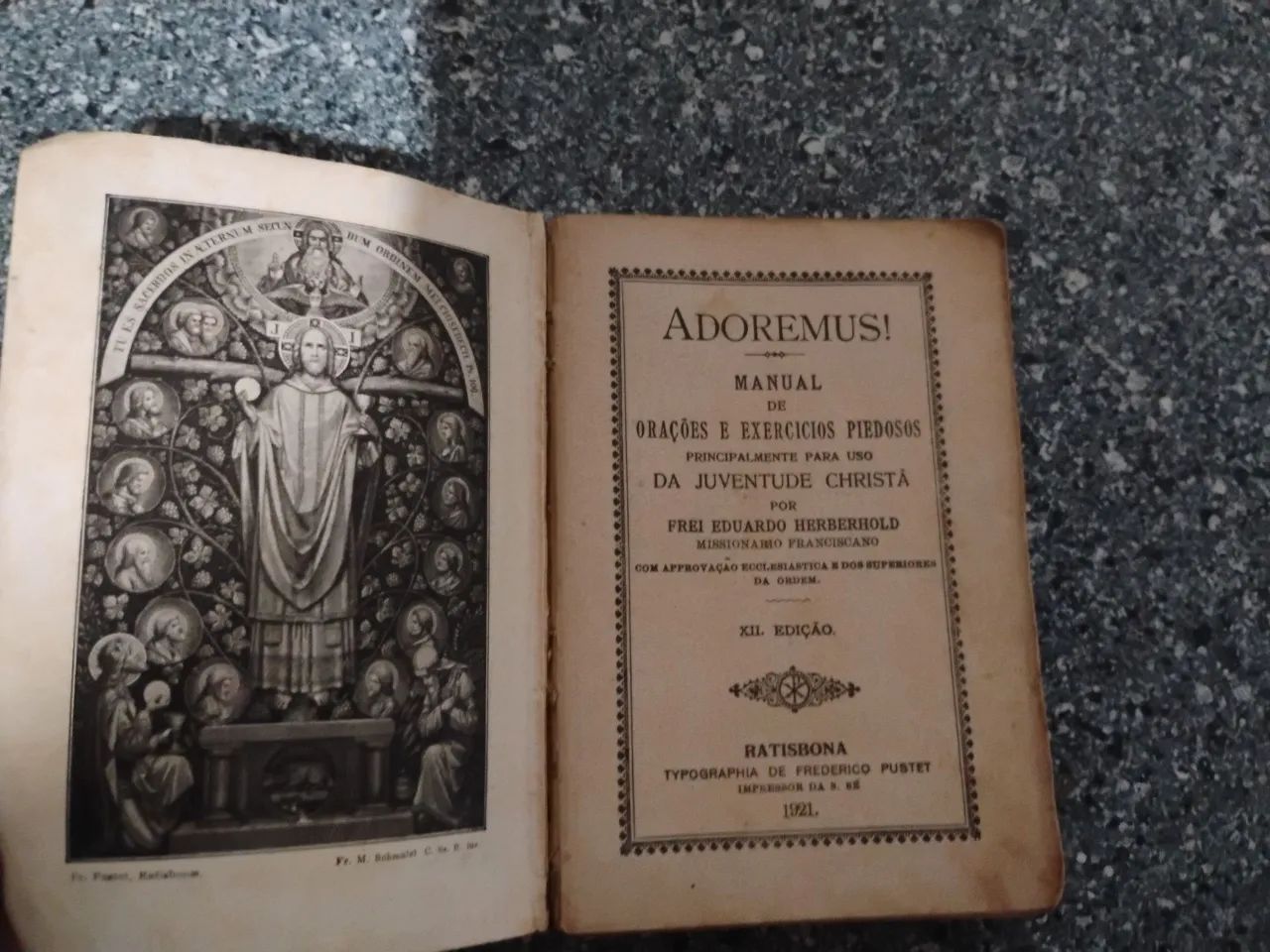 Devocionáro ADOREMUS Manual de Orações e Exercícios Piedosos / 1921