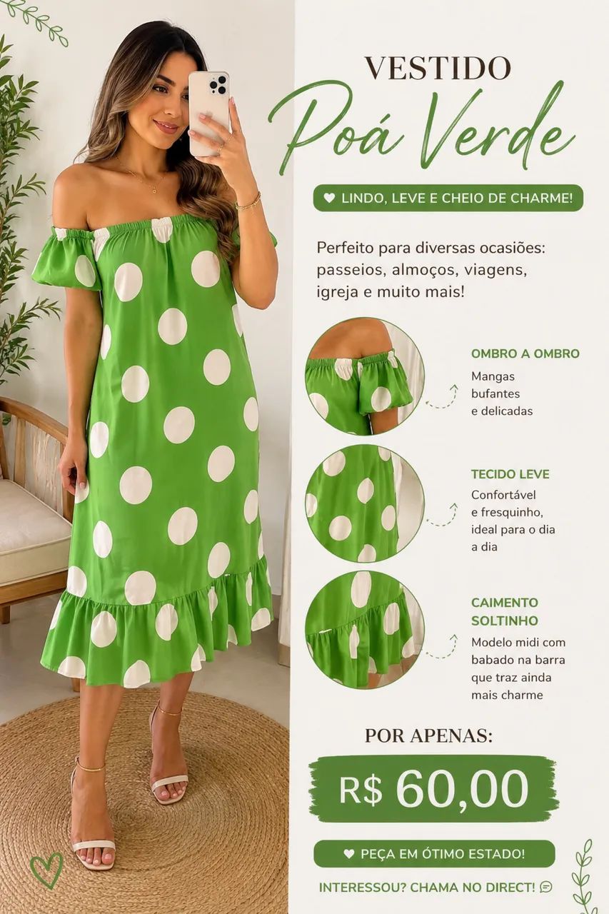 ? Lindo vestido disponível! ?