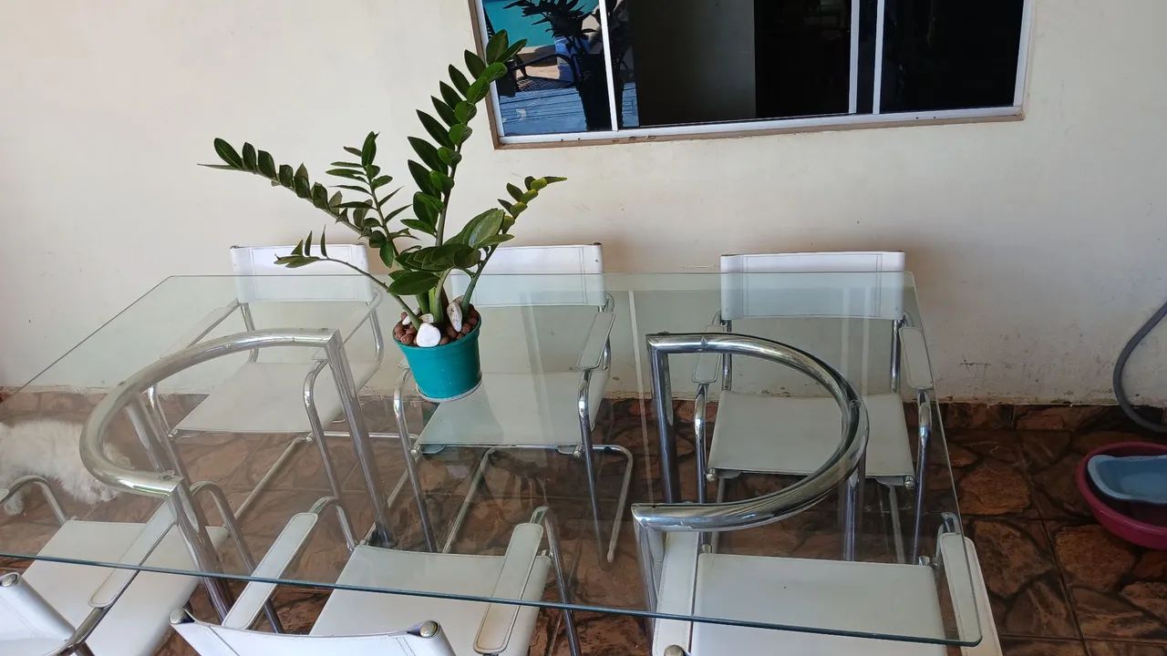 Jogo de mesa 6 cadeiras  - Foto 4